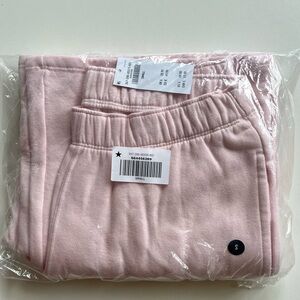 Hollister Light Pink Logo Graphic Wide-Leg Sweatpants